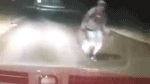 Carjacking attempt: Footage shows youth charging at car