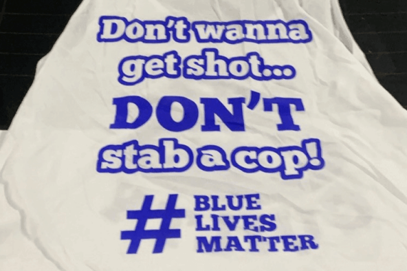 Don't shoot a cop T-shirt