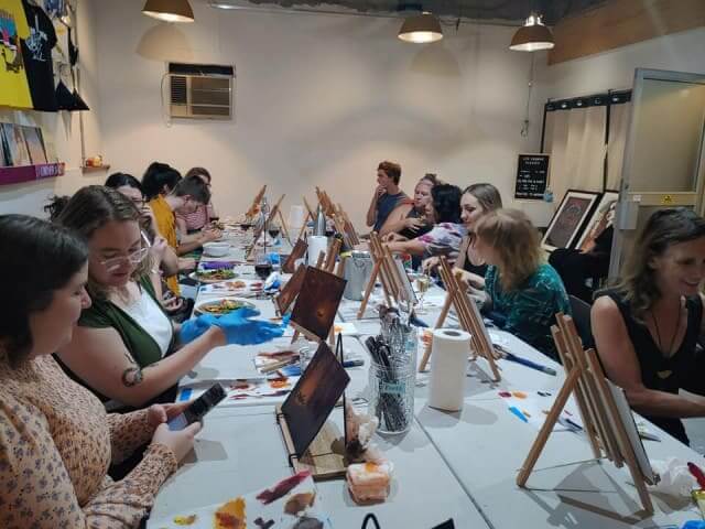 Art workshop at Radio Gnome Records