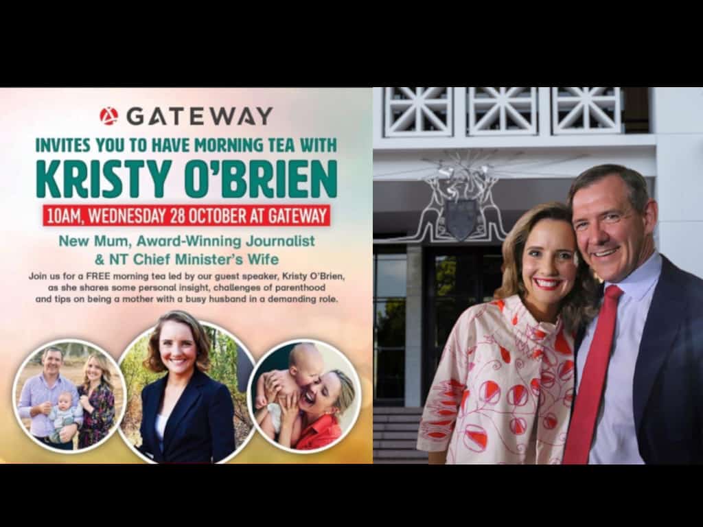 Kristy O'Brien and Michael Gunner