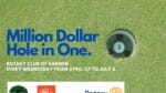 Local Businesses invited to host a night at Rotary Club of Darwin's MILLION DOLLAR HOLE IN ONE!