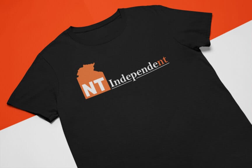 NT Independent logo design1-Black-Shirt