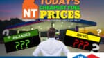 NT Independent Cheapest Fuel Prices - August 2